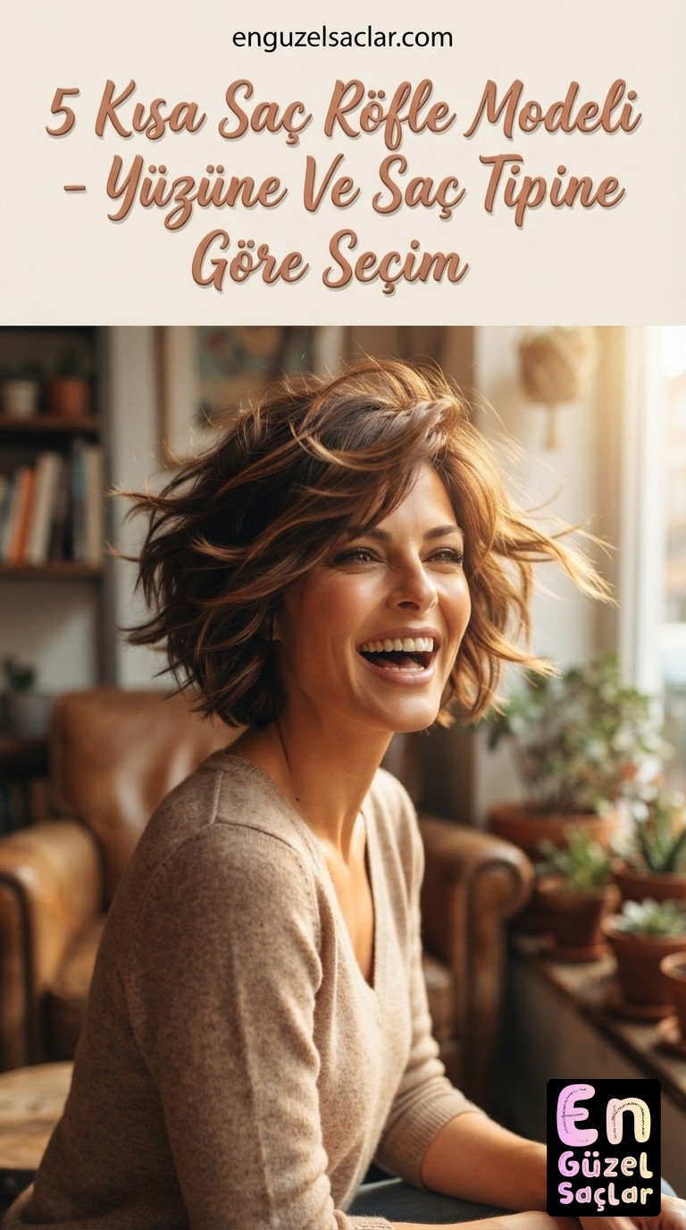 5 Kısa Saç Röfle Modeli - Yüzüne Ve Saç Tipine Göre Seçim