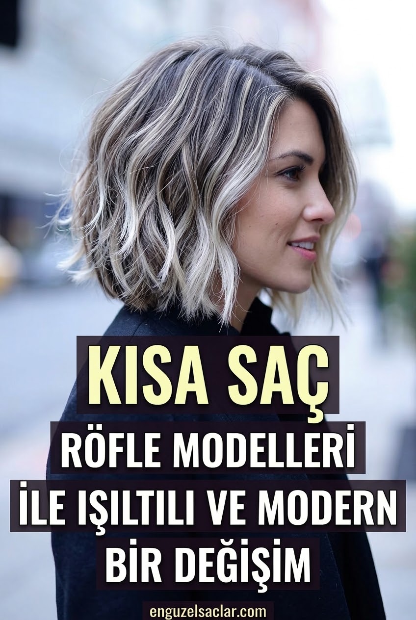 Kısa Saç Röfle Modelleri ile Işıltılı ve Modern Bir Değişim