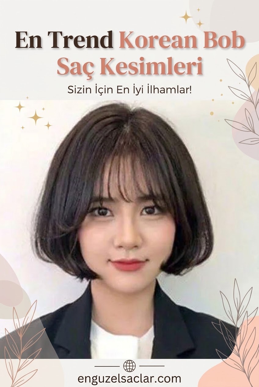 En Trend Korean Bob Saç Kesimleri