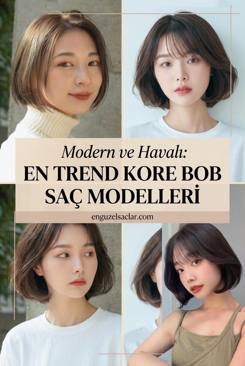 Modern ve Havalı: En Trend Kore Bob Saç Modelleri