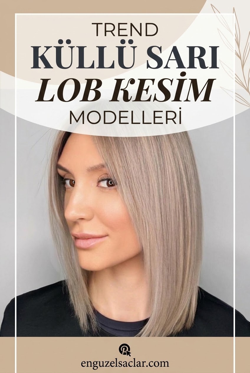Trend Küllü Sarı Lob Kesim Modelleri