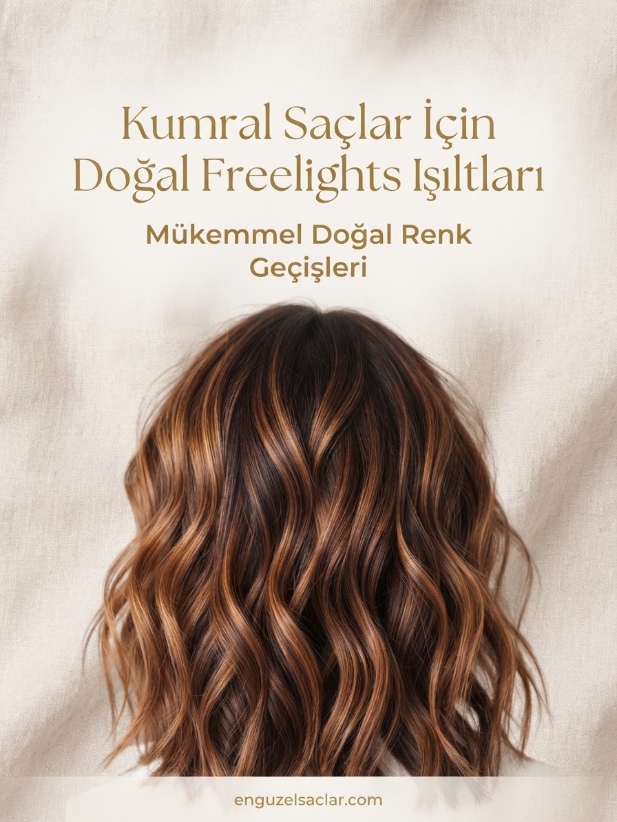 Kumral Saçlar İçin Doğal Freelights Işıltıları
