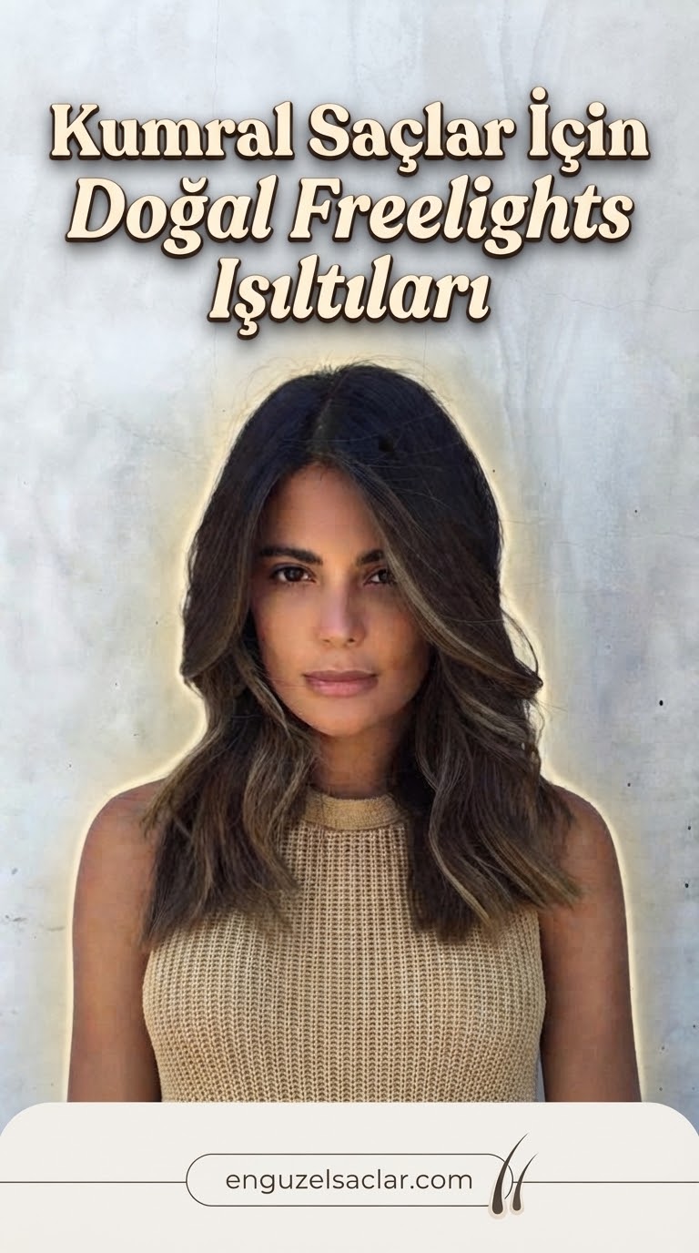 Kumral Saçlar İçin Doğal Freelights Işıltıları