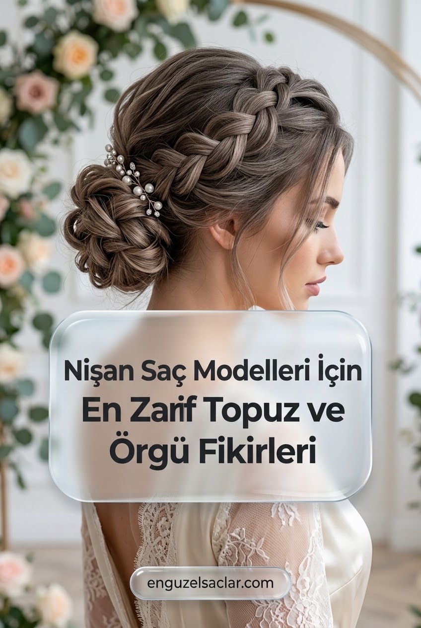 Nişan Saç Modelleri İçin En Zarif Topuz ve Örgü Fikirleri