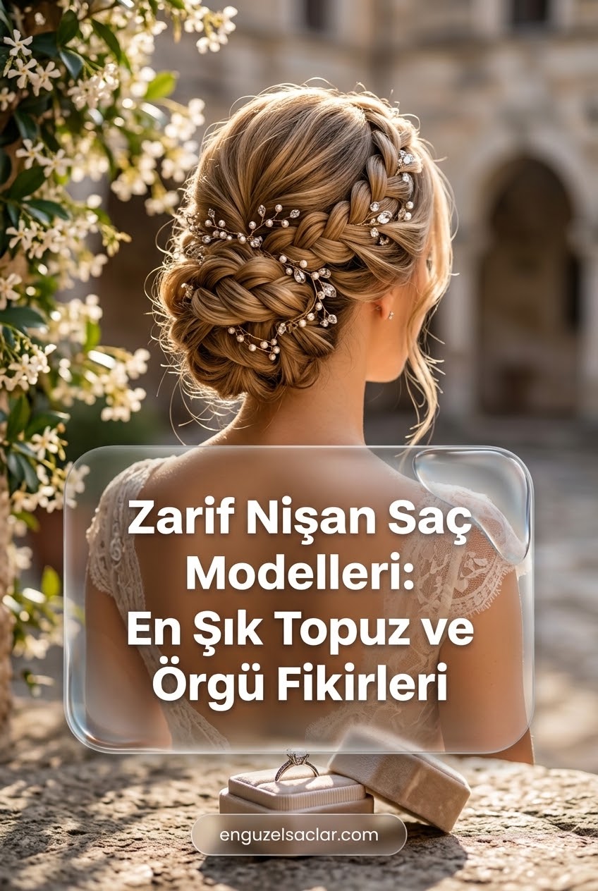 Zarif Nişan Saç Modelleri: En Şık Topuz ve Örgü Fikirleri