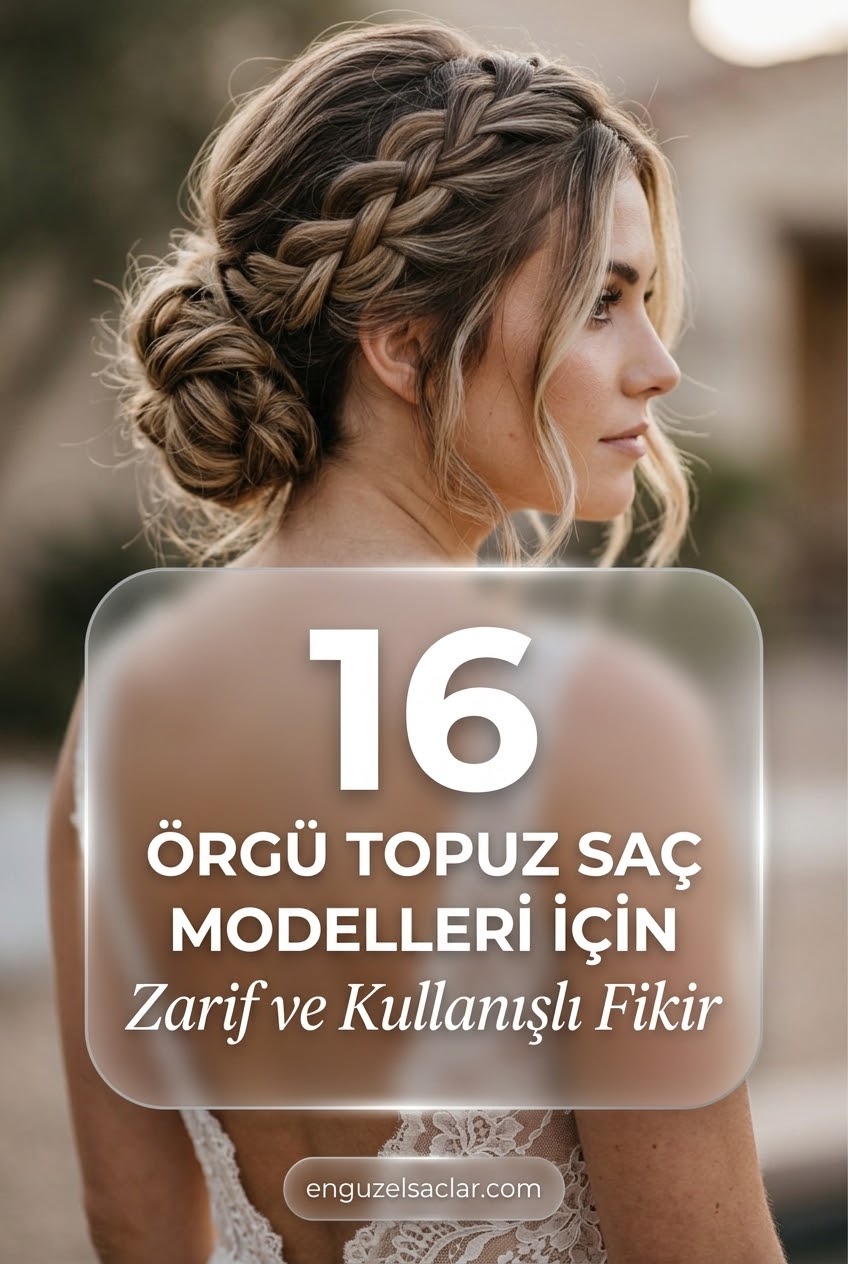 Örgü Topuz Saç Modelleri İçin 16 Zarif ve Kullanışlı Fikir