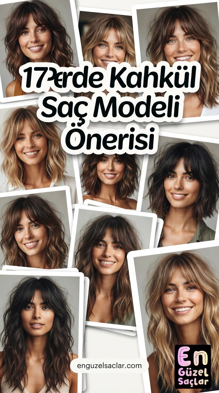 17 Perde Kahkül Saç Modeli Önerisi