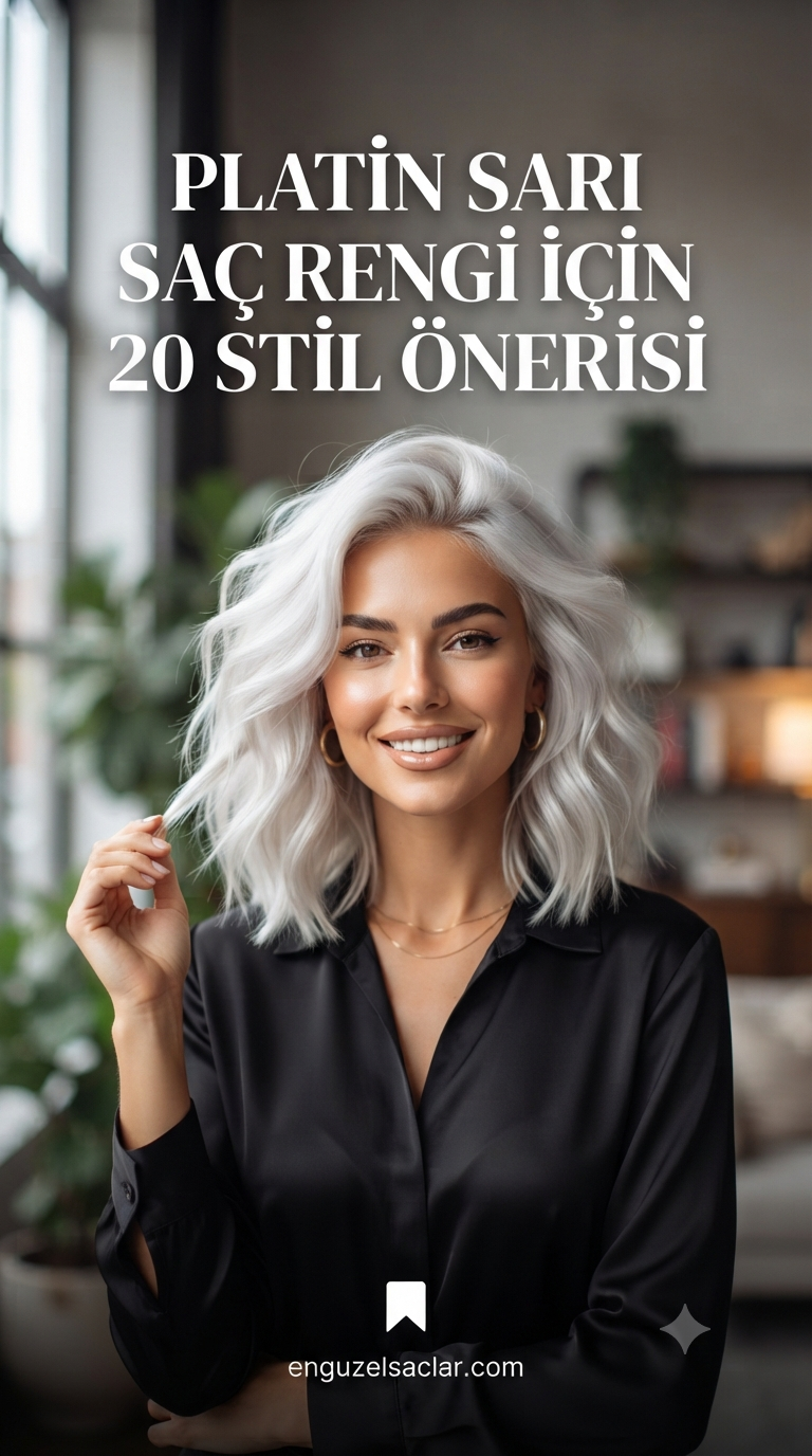 Platin Sarı Saç Rengi İçin 20 Stil Önerisi