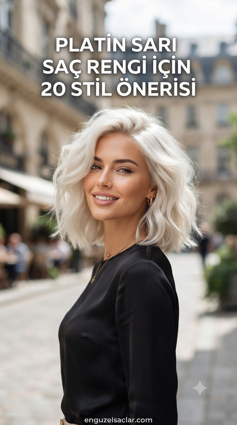 Platin Sarı Saç Rengi İçin 20 Stil Önerisi