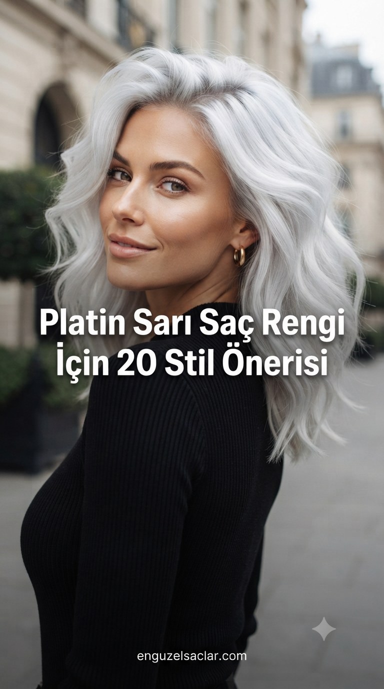 Platin Sarı Saç Rengi İçin 20 Stil Önerisi