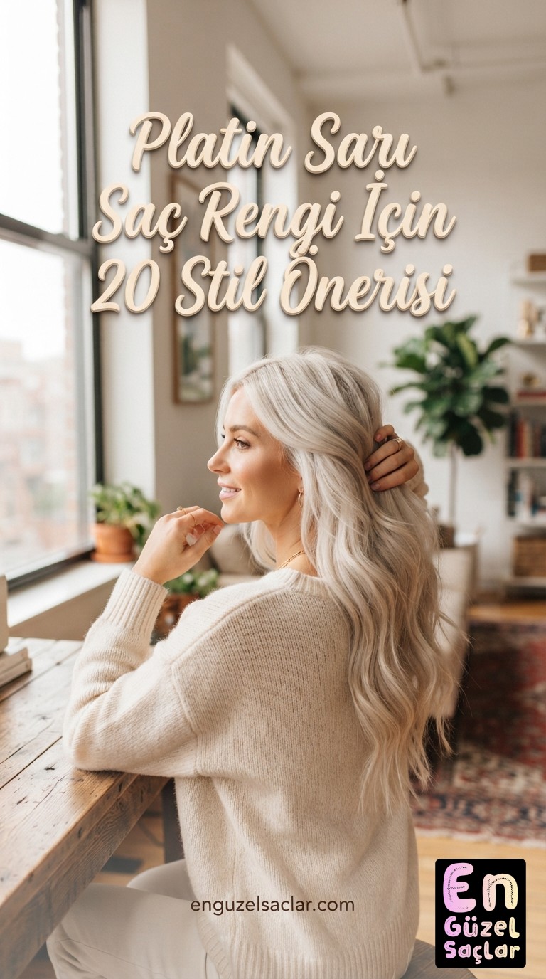 Platin Sarı Saç Rengi İçin 20 Stil Önerisi