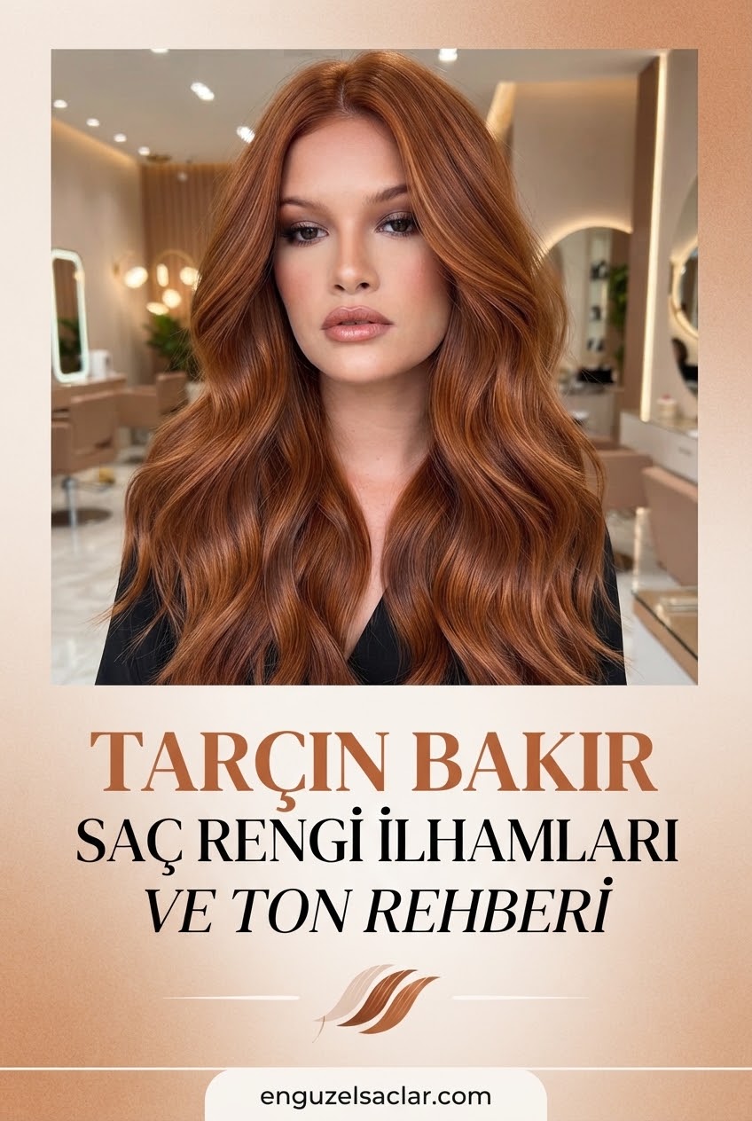 Tarçın Bakır Saç Rengi İlhamları ve Ton Rehberi