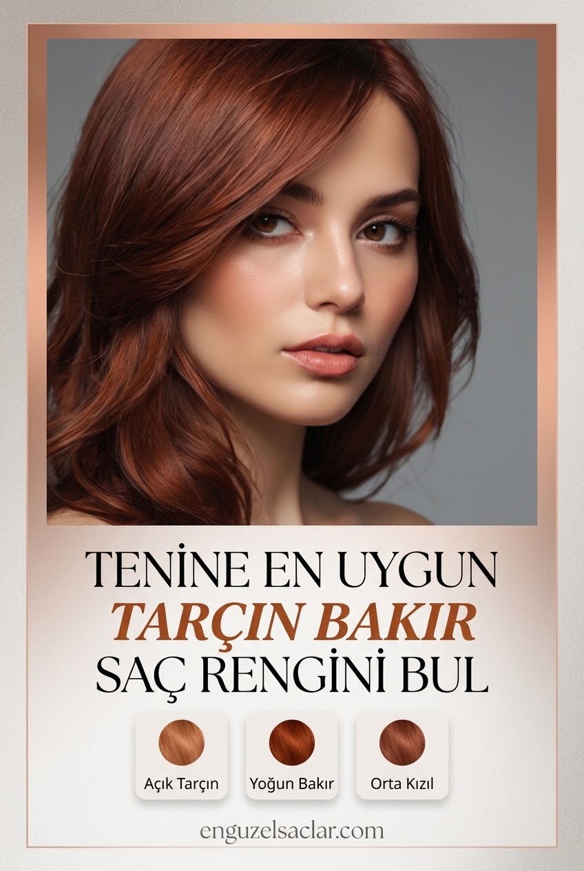 Tenine En Uygun Tarçın Bakır Saç Rengini Bul