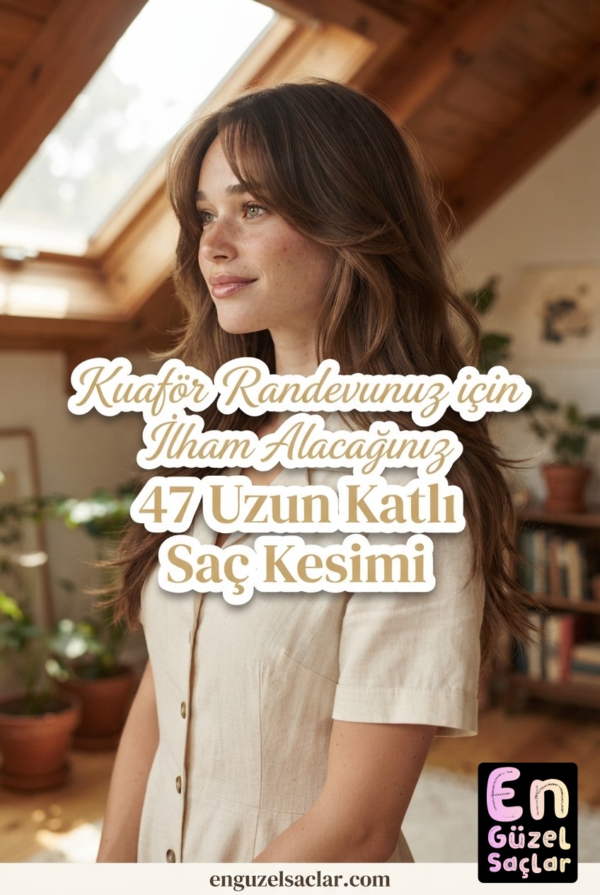 Kuaför Randevunuz için İlham Alacağınız 47 Uzun Katlı Saç Kesimi