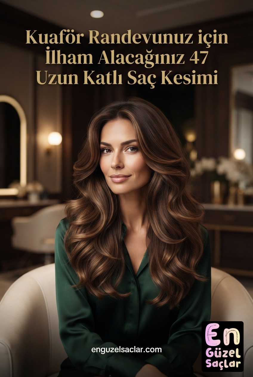 Kuaför Randevunuz için İlham Alacağınız 47 Uzun Katlı Saç Kesimi