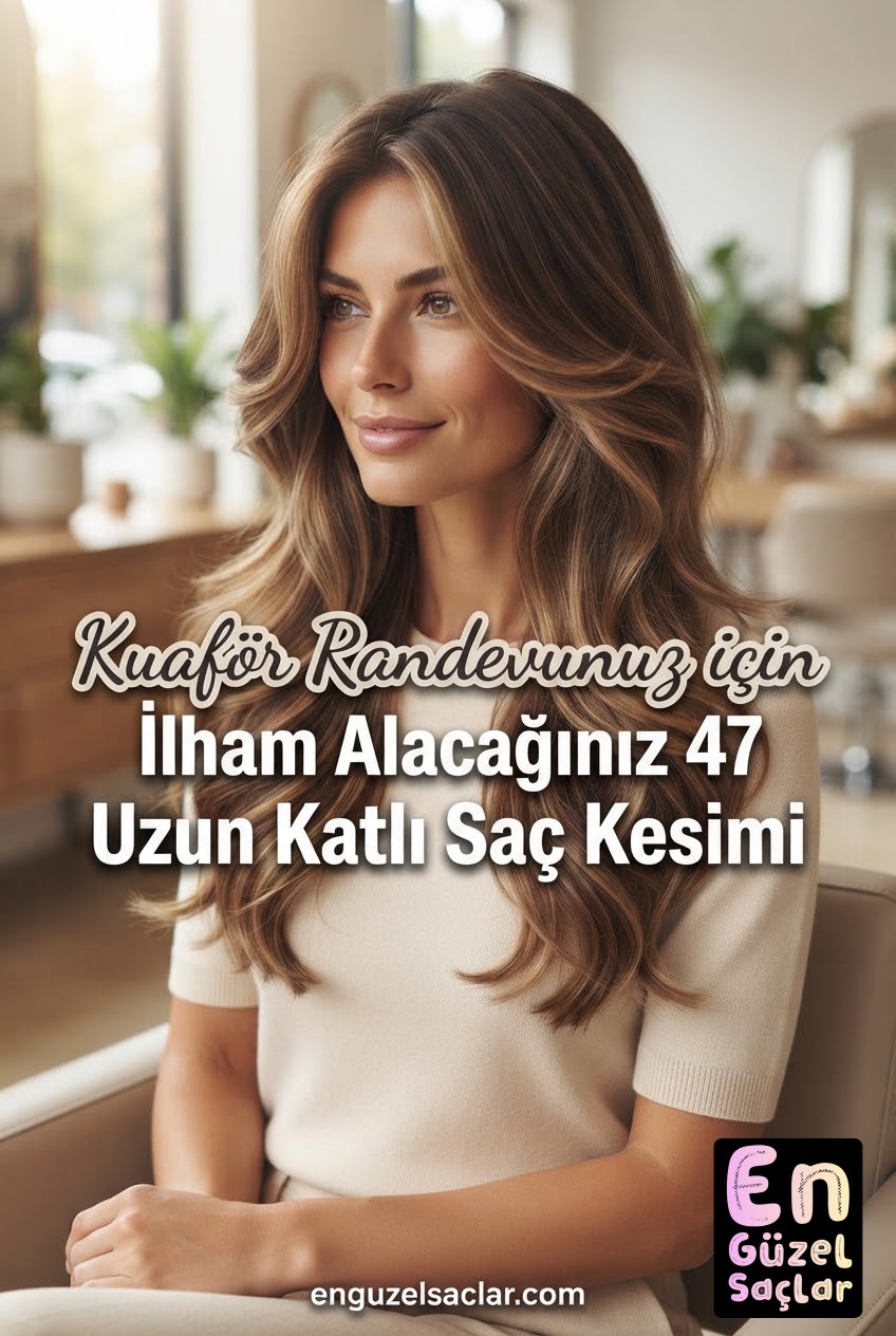 Kuaför Randevunuz için İlham Alacağınız 47 Uzun Katlı Saç Kesimi