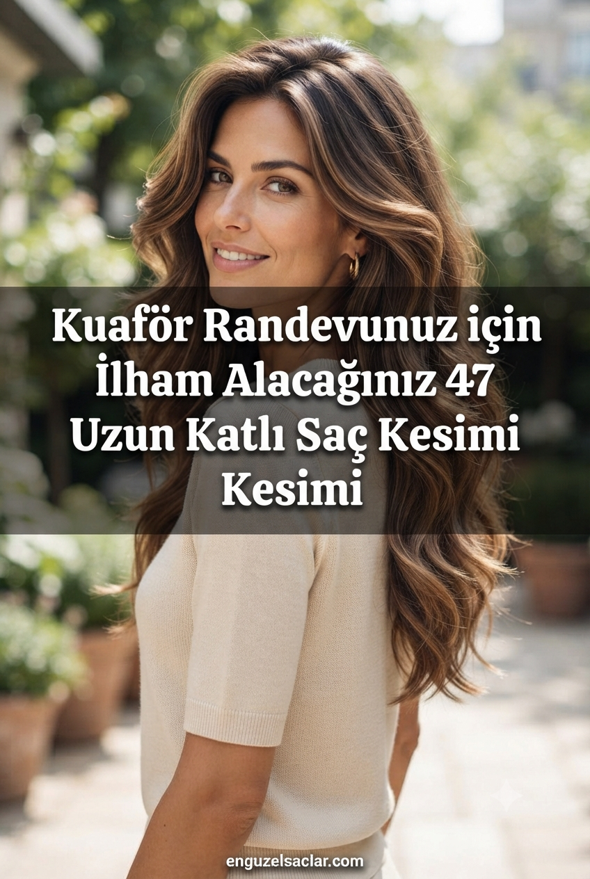 Kuaför Randevunuz için İlham Alacağınız 47 Uzun Katlı Saç Kesimi