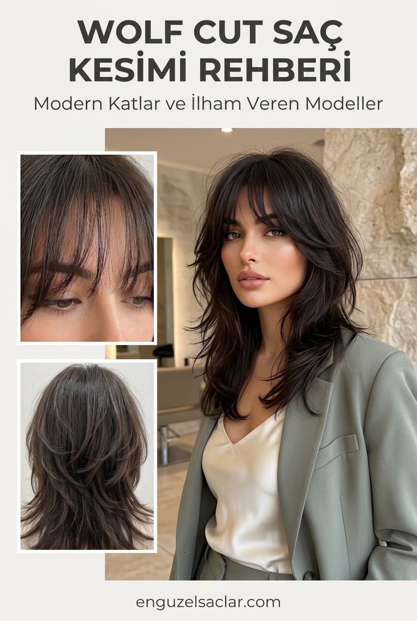 Wolf Cut Saç Kesimi Rehberi Modern Katlar ve İlham Veren Modeller
