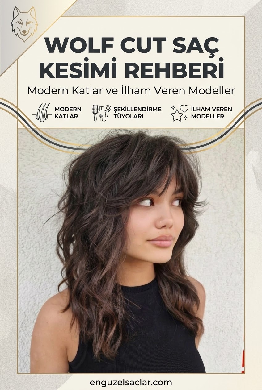 Wolf Cut Saç Kesimi Rehberi Modern Katlar ve İlham Veren Modeller