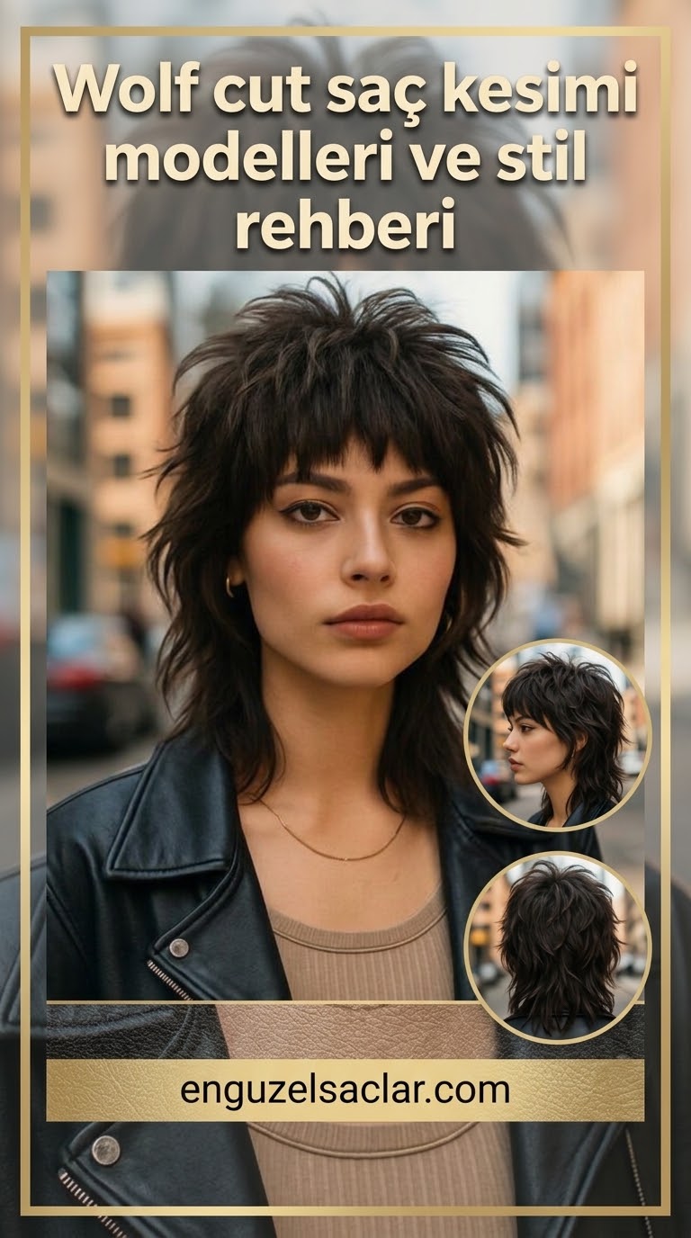 Wolf cut saç kesimi modelleri ve stil rehberi