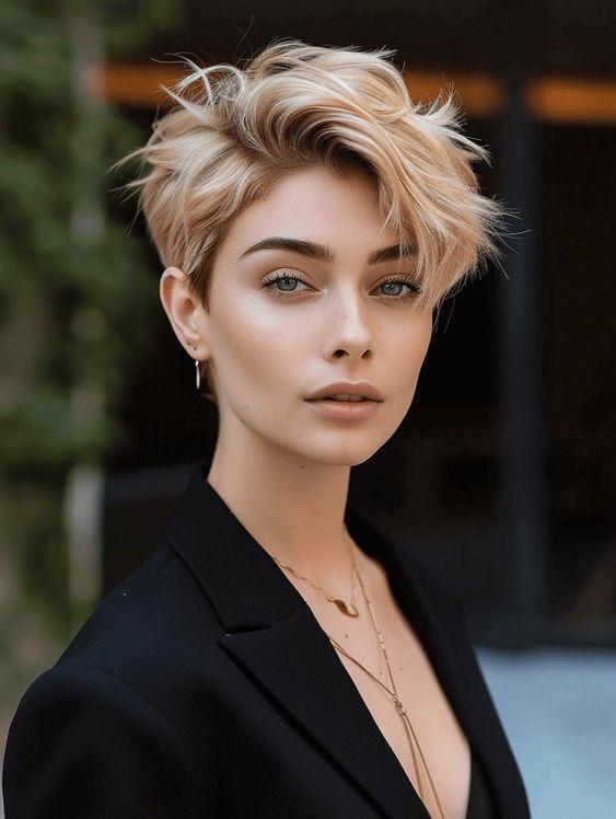 Profesyonel sarışın pixie