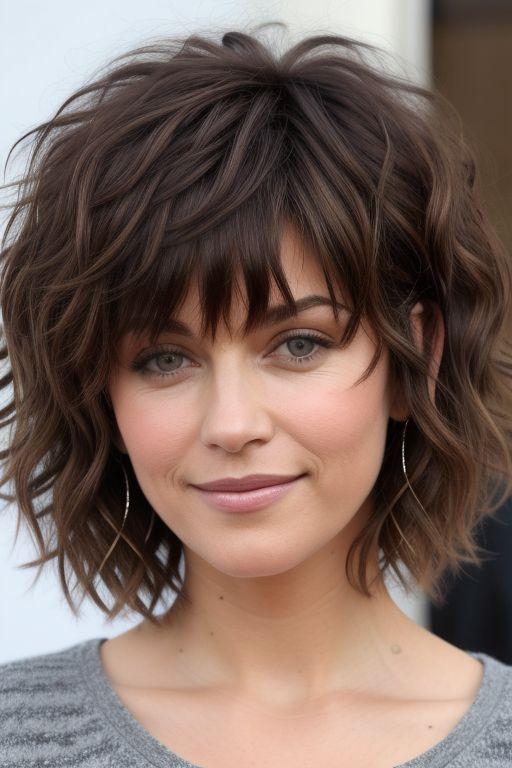 Retro shag bob kesimi