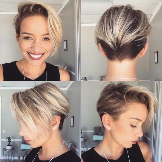 Trend asimetrik pixie ilhamı
