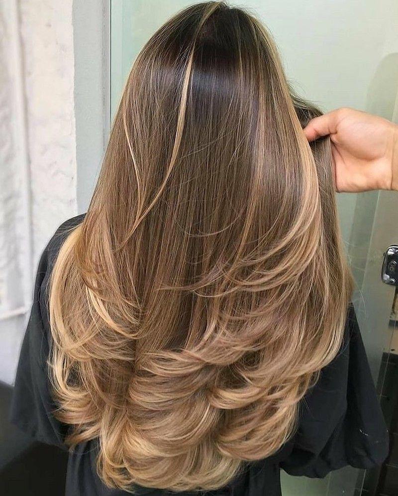Bakımlı uzun butterfly cut