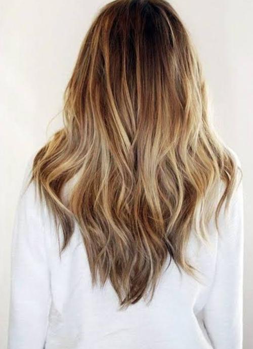 Doğal geçişli balayage katları