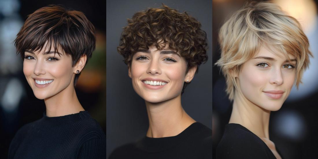 Yüz şekline uygun pixie saç