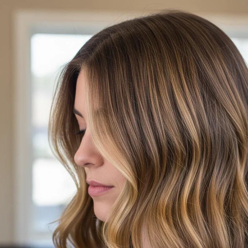 Minimal honey bronde balyaj